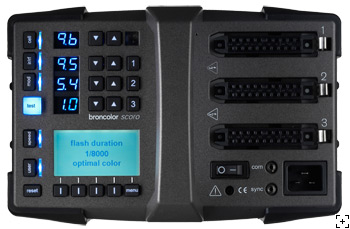 Broncolor Scoro A2 A4 - Panel Sterowania