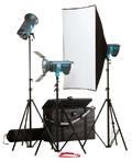 Broncolor zestaw lamp kompaktowych Minicom