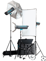 Broncolor zestaw lamp kompaktowych Minipuls Location Kit 3 | 31.456.XX