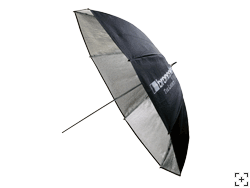 Broncolor parasolka fotograficzna srebrna | 33.459.00 82 cm / 33.452.00 102 cm
