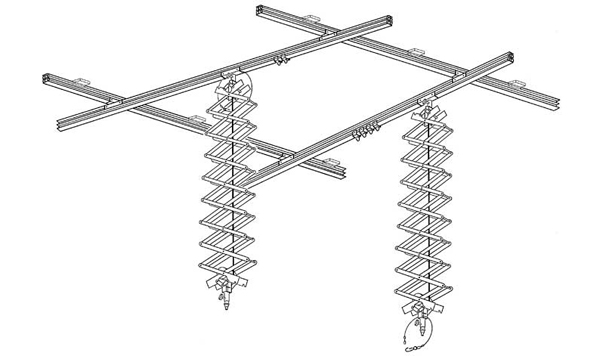 Foba - Sufitowy system podwieszania Mini-kit (ROTOA)